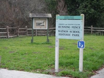 Running Fence Marker. Click for full size. Running Fence Marker image. Click for full size.