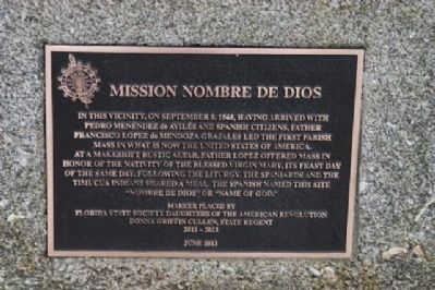 Mission Nombre de Dios Marker image. Click for full size.