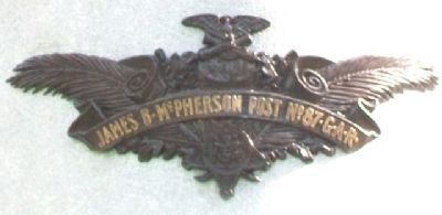 James B. McPherson Post No. 87 G.A.R. image. Click for full size.