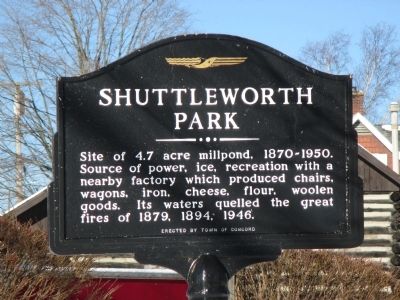 Shuttleworth Park Marker image. Click for full size.