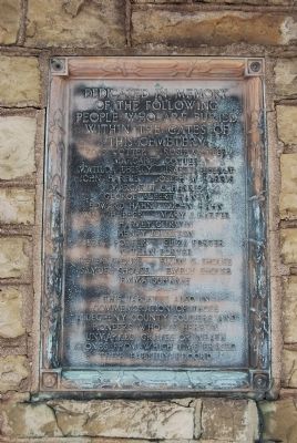 Shousetown Cemetery Memorial Marker. Click for full size. Shousetown Cemetery Memorial Marker image. Click for full size.
