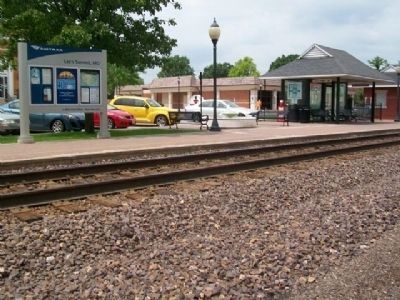Eastbound Amtrak Shelter Opposite William B. Howard Station Park. Click for full size. Eastbound Amtrak Shelter Opposite William B. Howard Station Park image. Click for full size.