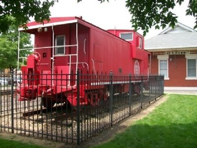 MoPac Caboose in William B. Howard Station Park image. Click for full size.
