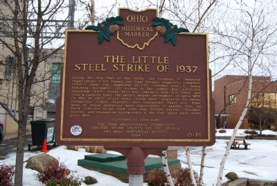 The Little Steel Strike of 1937 Marker image. Click for full size.