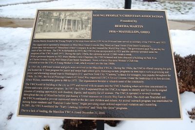 Young People's Christian Association Marker image. Click for full size.