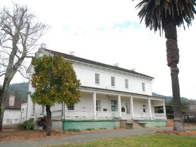 Hood House Marker. Click for full size. Hood House Marker image. Click for full size.
