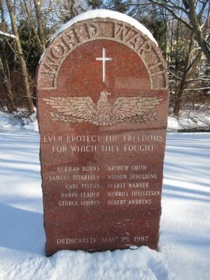 World War II Memorial, Village of Springville, NY. Click for full size. World War II Memorial, Village of Springville, NY image. Click for full size.