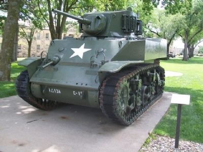 M5 Stuart Light Tank and Marker. Click for full size. M5 Stuart Light Tank and Marker image. Click for full size.