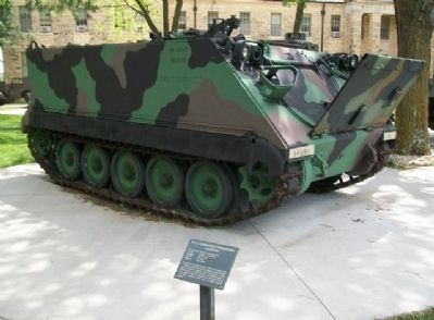 M113 Armored Personnel Carrier and Marker image. Click for full size.