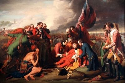 The Death of General Wolfe image. Click for full size.