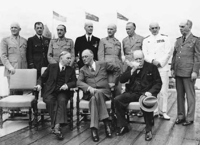 Les Conferences de Quebec de 1943 et 1944 image. Click for full size.