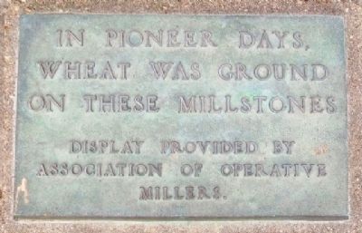 Millstones Marker. Click for full size. Millstones Marker image. Click for full size.