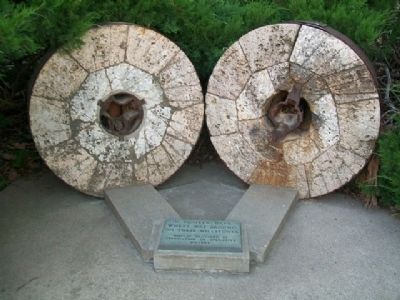 Millstones and Marker. Click for full size. Millstones and Marker image. Click for full size.