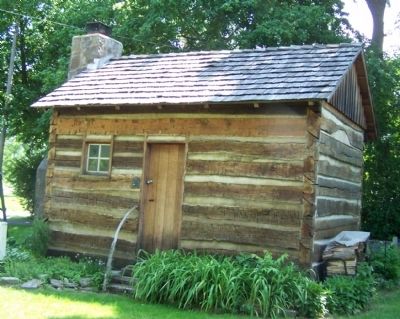Ebenezer Zane Cabin. Click for full size. Ebenezer Zane Cabin image. Click for full size.