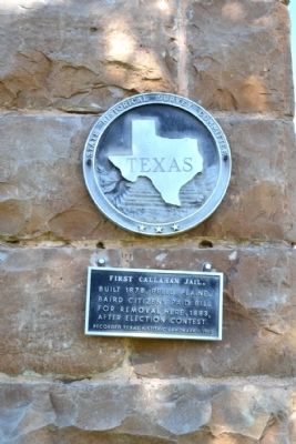First Callahan Jail Marker image. Click for full size.