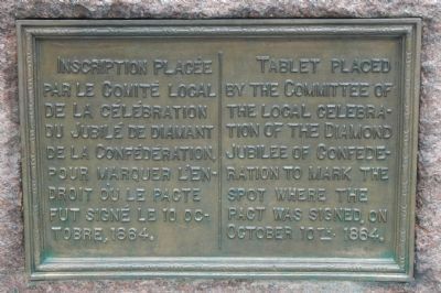 Diamond Jubilee of Confederation Marker image. Click for full size.