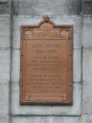 Louis Jolliet Marker image. Click for full size.