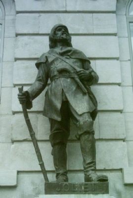 Statue of Louis Jolliet image. Click for full size.