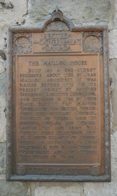 The Maillou House Marker image. Click for full size.