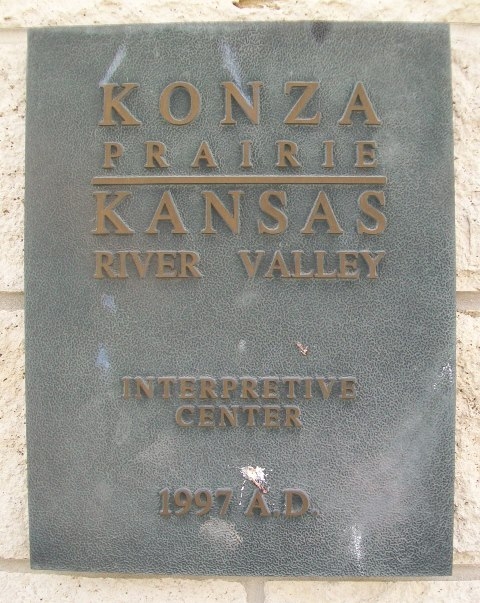 Konza Prairie Interpretive Center Sign