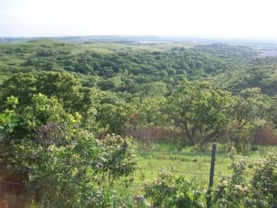 View of Konza Prairie from Interpretive Center image. Click for full size.
