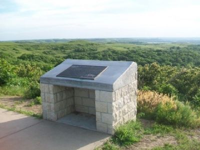 The Tallgrass Prairie Marker image. Click for full size.