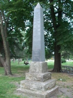 Harahey Monument image. Click for full size.