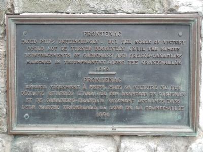 Frontenac Marker. Click for full size. Frontenac Marker image. Click for full size.