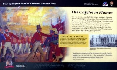 The Capitol in Flames Marker image. Click for full size.