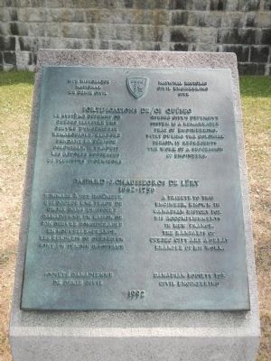 Fortifications de / of Québec Marker. Click for full size. Fortifications de / of Québec Marker image. Click for full size.