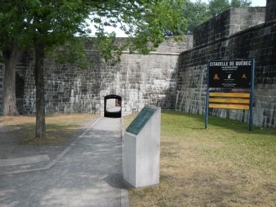 Fortifications de / of Québec Marker. Click for full size. Fortifications de / of Québec Marker image. Click for full size.