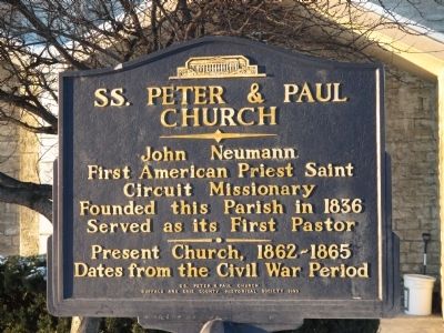 SS. Peter & Paul Church Marker image. Click for full size.