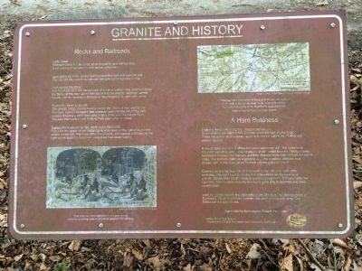 Granite and History Marker image. Click for full size.