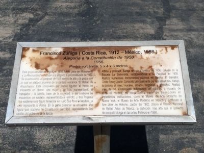 The previous Allegory to the Constitution of 1950 Marker. Click for full size. The previous Allegory to the Constitution of 1950 Marker image. Click for full size.