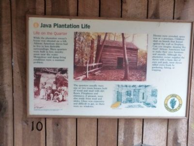 Java Plantation Life Marker image. Click for full size.