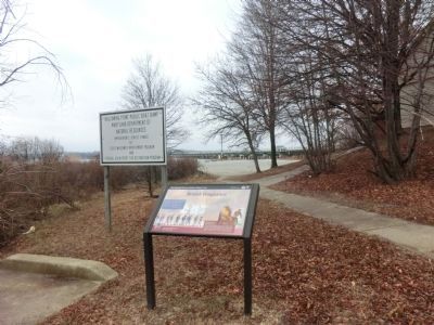 British Vengeance Marker at Hallowing Point Public Boat Ramp image. Click for full size.