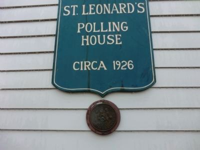 St. Leonard Polling House and Garden of Remembrance Marker image. Click for full size.