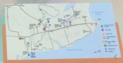 Close up of the map on the War on the Water Marker image. Click for full size.