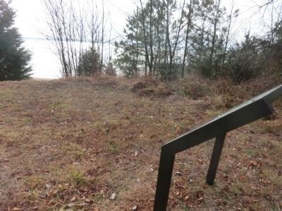War on the Water Marker with Patuxent River in the background. Click for full size. War on the Water Marker with Patuxent River in the background image. Click for full size.