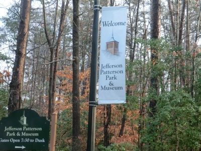 Sign at the entrance to Jefferson Patterson Park and Museum. Click for full size. Sign at the entrance to Jefferson Patterson Park and Museum image. Click for full size.