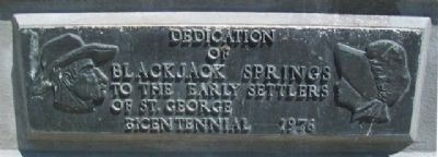Blackjack Springs Marker image. Click for full size.