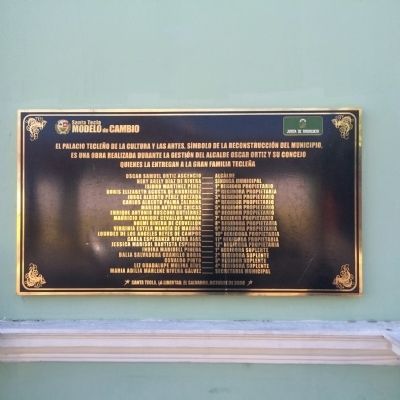 Santa Tecla Culture and Arts Center Marker image. Click for full size.