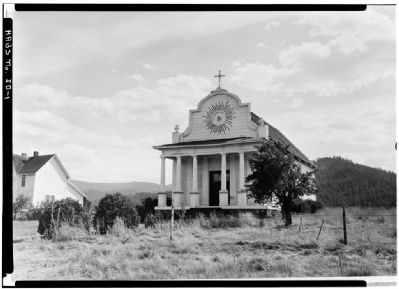 Old Mission of the Sacred Heart. Click for full size. Old Mission of the Sacred Heart image. Click for full size.