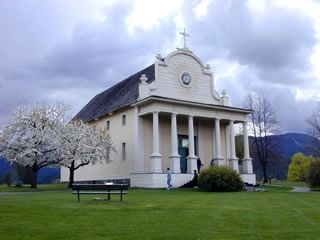 Old Mission of the Sacred Heart. Click for full size. Old Mission of the Sacred Heart image. Click for full size.