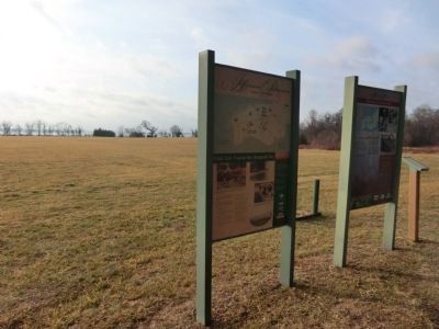 Jefferson Patterson Park & Museum Marker with the Patuxent River in the background image. Click for full size.