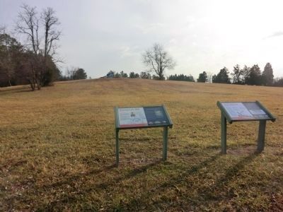 Weapons of War Marker with the cannon at the top of the hill image. Click for full size.