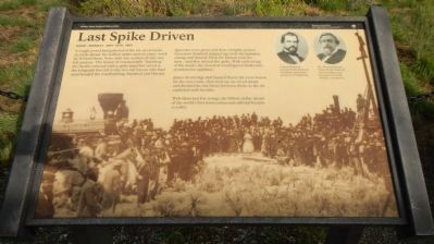 Last Spike Driven Marker image. Click for full size.