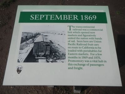 September 1869 Marker. Click for full size. September 1869 Marker image. Click for full size.