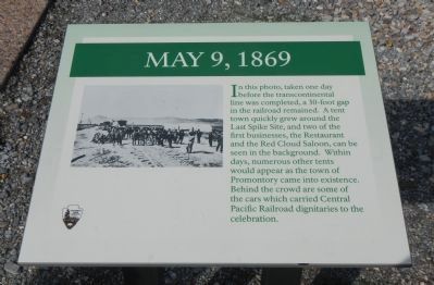 May 9, 1869 Marker image. Click for full size.
