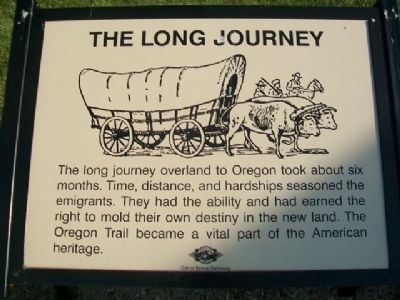 The Long Journey Marker image. Click for full size.